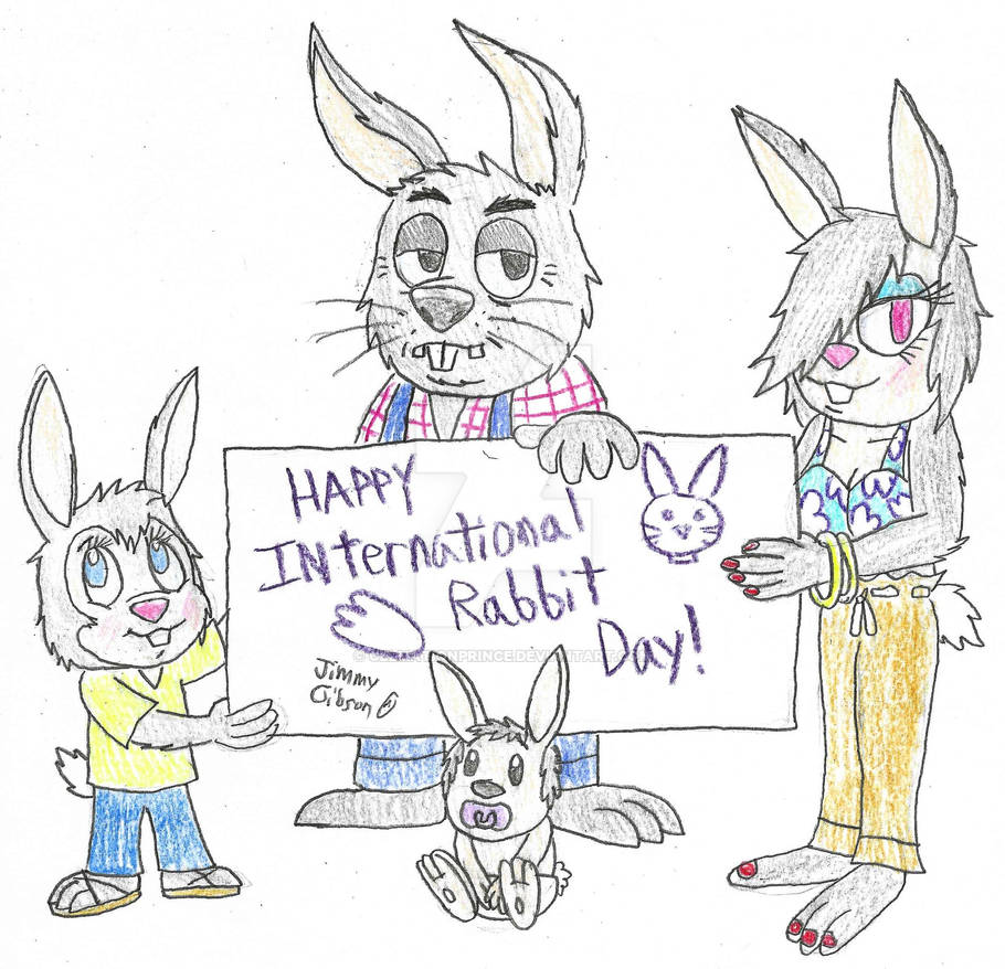 Talking Rabbit Deviantart Happy International Rabbit Day! by CelmationPrince on DeviantArt