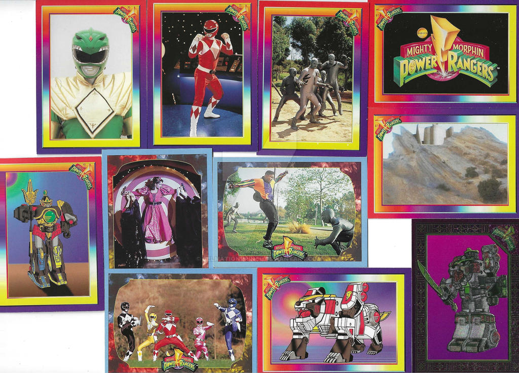 Mighty Morphin' Power Rangers - Trading Cards by CelmationPrince on ...