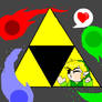 the triforce wears you