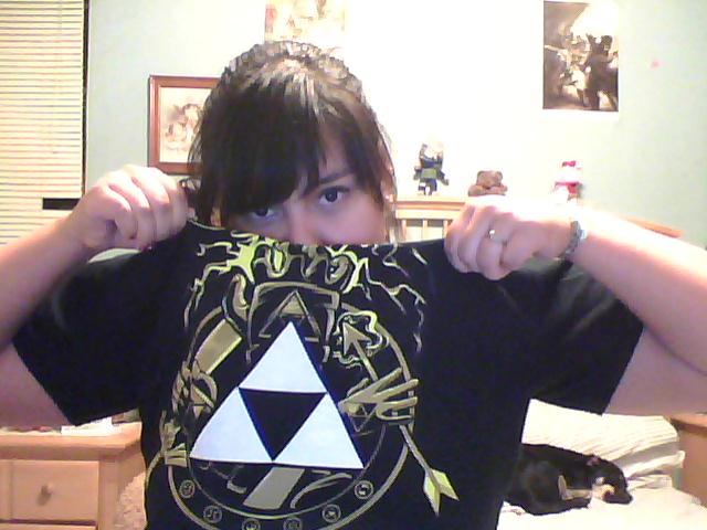 my new legend of zelda shirt