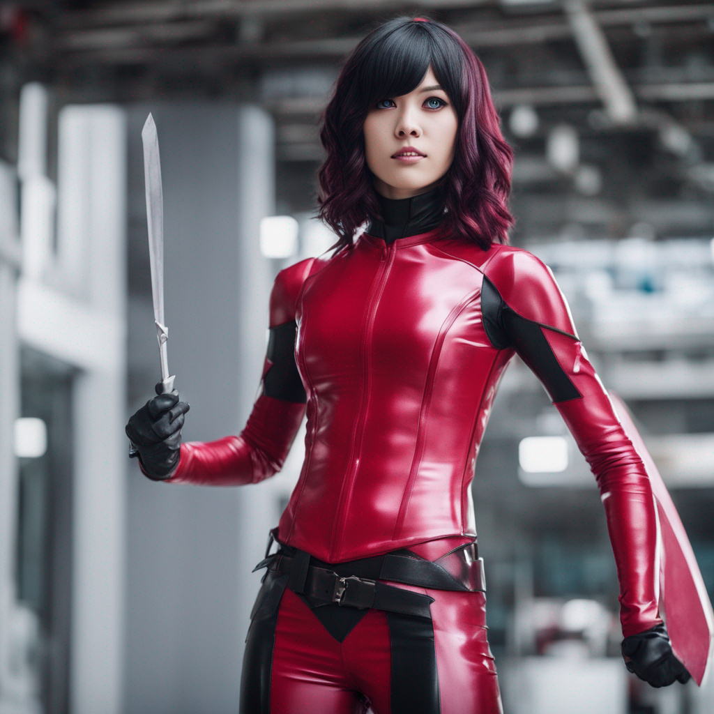 Ruby from RWBY wearing latex by DanielFincannon on DeviantArt