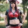 Sexy female Pokemon trainer wearing latex 13