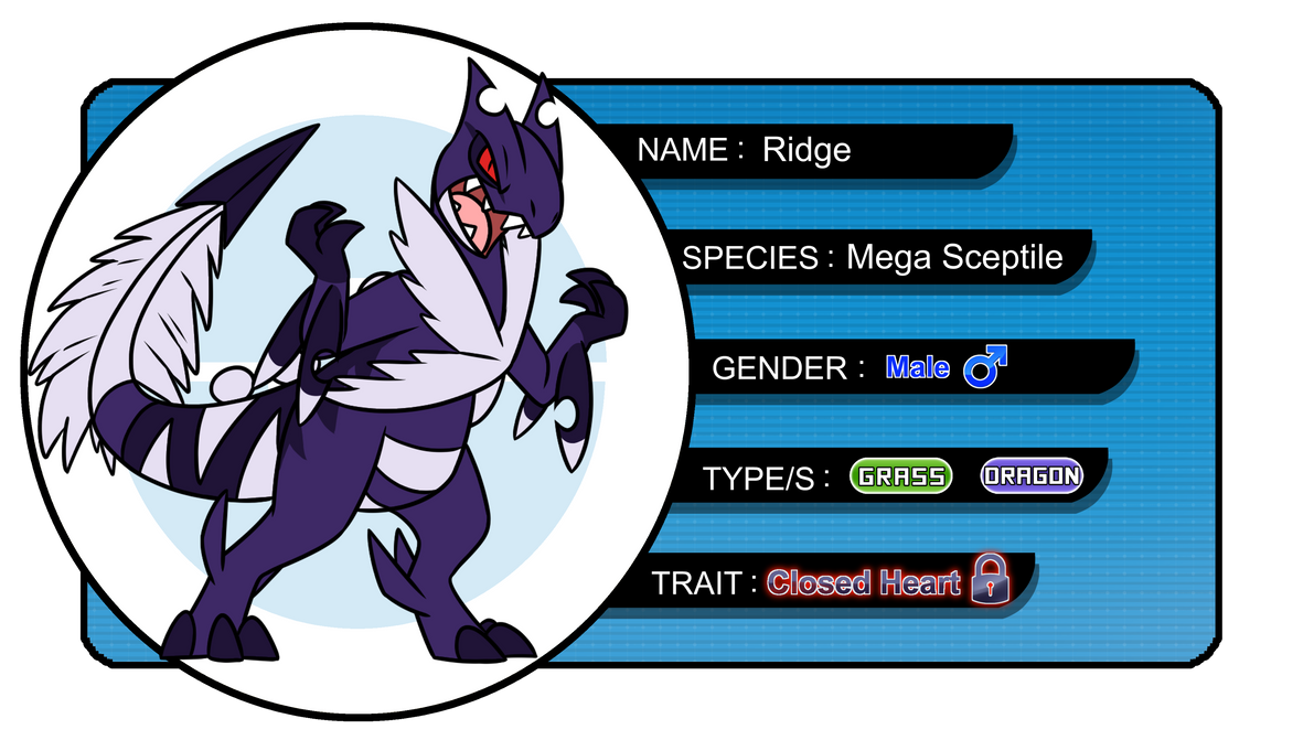 Mega Ridge Ref by Nivali379 on DeviantArt