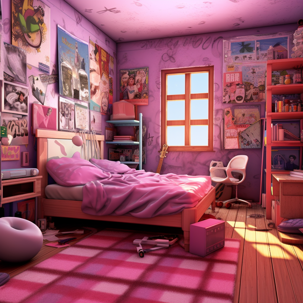 2000s Style Teen Room With More Pink Color By Aestheticroomdecor On 2000s-style-teen-room-with-more-pink-color-by-aestheticroomdecor-on