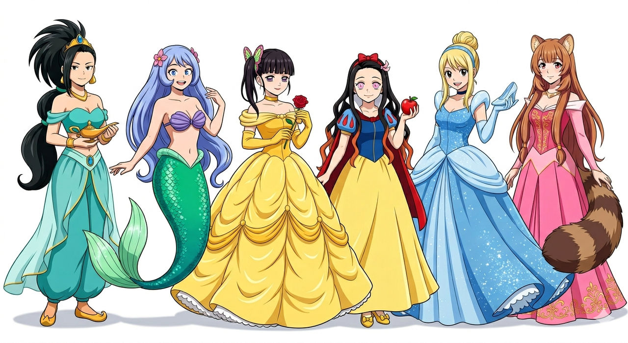Princess Ribbon Anime Anime Princesses by galiatheknyfan2021 on DeviantArt