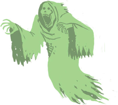 Wraith, partially transparent by Juzkhain on DeviantArt