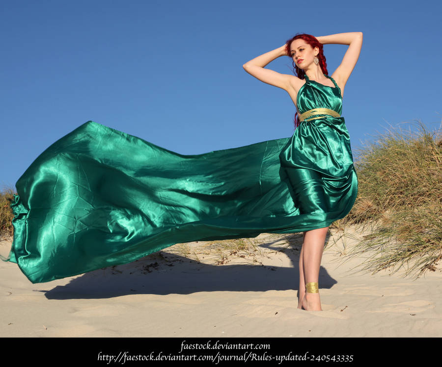 Green Silk 11 by faestock