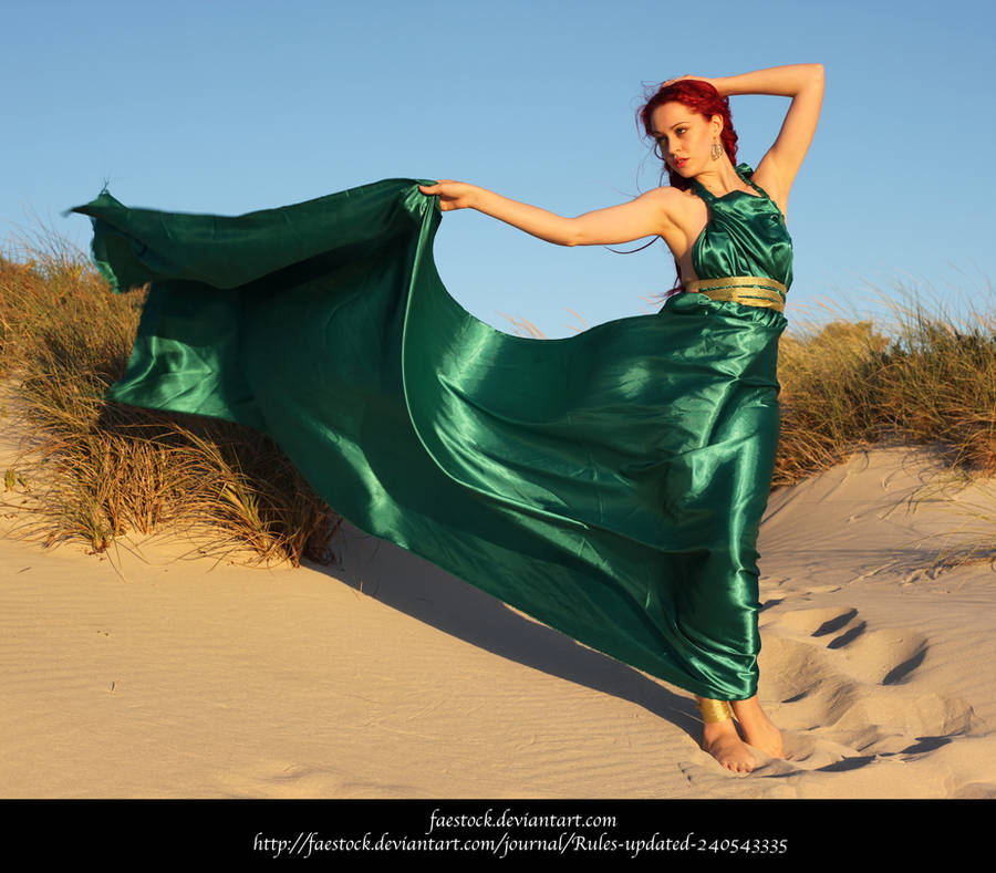 Green Silk 19 by faestock