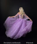 purple fairy - full length model stock pose  1 by faestock