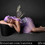Purple Fairy - Full length pose reference photo 4