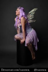 Purple Fairy - Full length pose reference photo 2