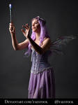 Purple Fairy - Full length pose reference photo 1