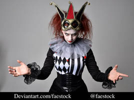 Jester Fool -  Pose Reference Stock Photo 12