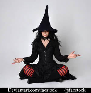 Witch  - Fantasy Model Stock Photo Reference 9