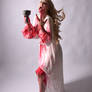 Gothic Vampire fantasy model stock reference pose3