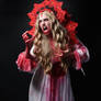 Gothic Vampire fantasy model stock reference pose5