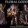Floral Bloom - Fantasy stock model pose reference