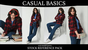 Casual Basics - Stock Model Pose Reference