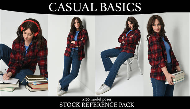 Casual Basics - Stock Model Pose Reference