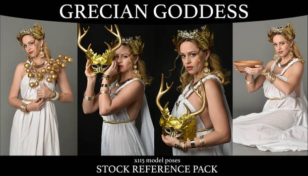Grecian Goddess - Stock model pose reference pack