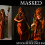 Masked fae - Fantasy stock model pose reference
