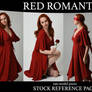 Red Romantic - Stock Model Pose Reference Pack