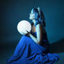 Blue Moon - Stock Model Pose Reference Portrait 7