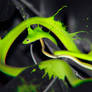 Green Snake Splash