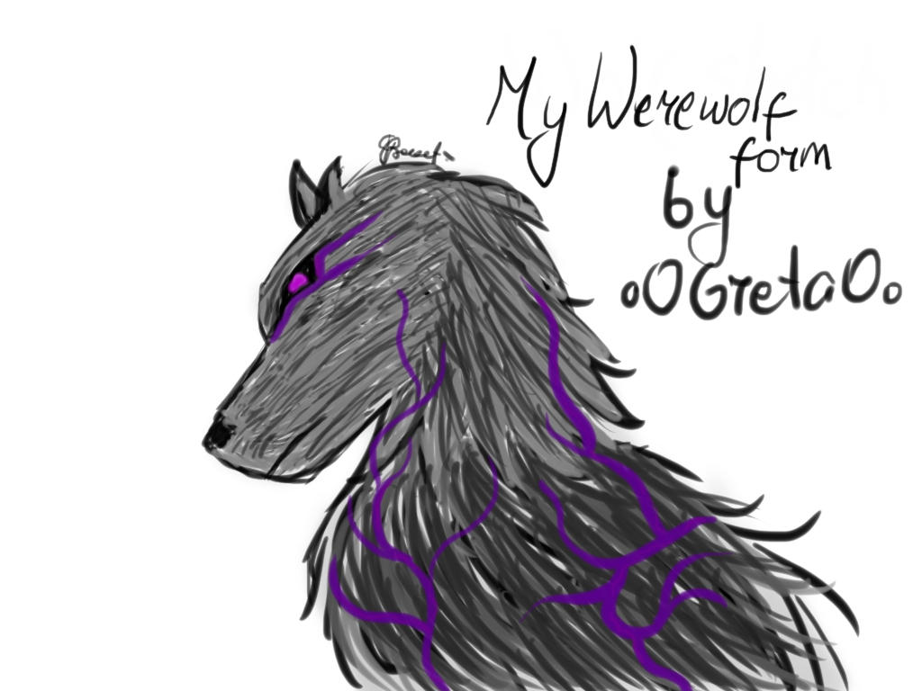 My Werewolf form by oOGretaOo on DeviantArt