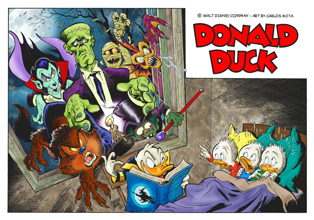 Donald Duck Halloween by CarlosMota on DeviantArt