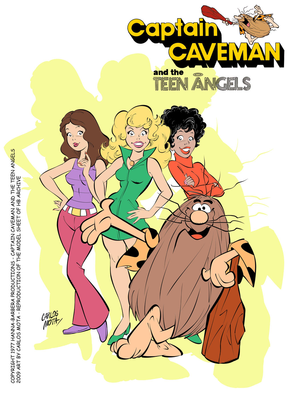 Captain Caveman and the Teen Angels by CarlosMota on DeviantArt