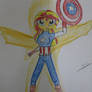 Sunset Shimmer as a new captain america