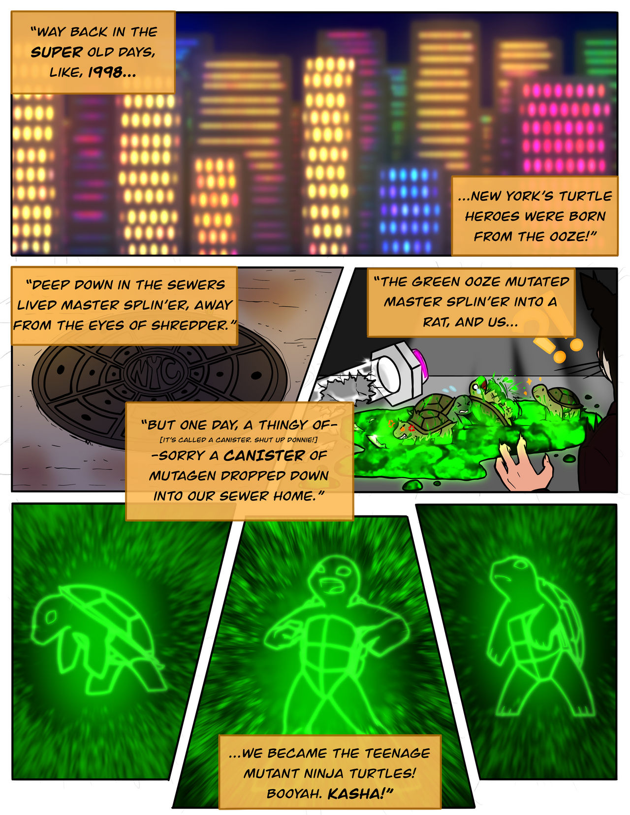 Rotp: tmnt, Page 1 by IndieYuugure on DeviantArt