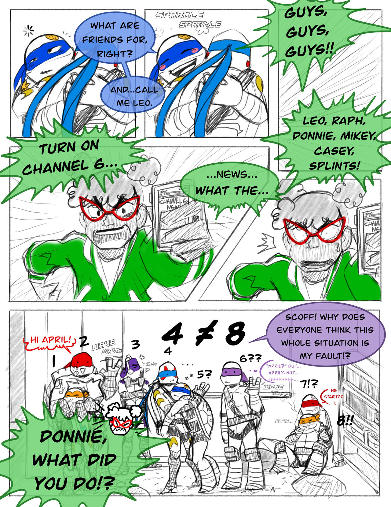 Rotp: tmnt, Page 64 by IndieYuugure on DeviantArt
