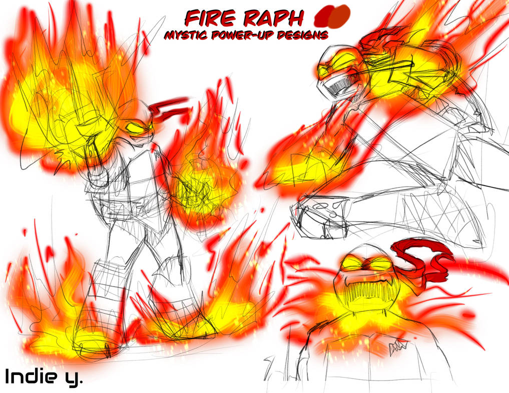 Rotp: tmnt, Fire Raph Concept Art by IndieYuugure on DeviantArt