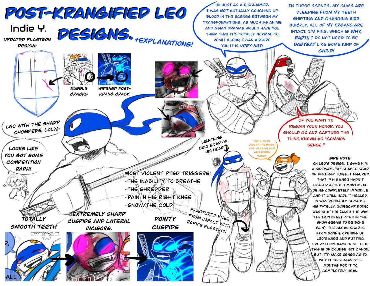 Rotp: tmnt, Post-Krang Leo Design Art by IndieYuugure on DeviantArt