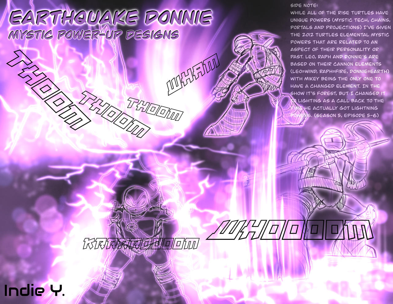 Rotp: tmnt, Earthquake Donnie Concept Art by IndieYuugure on DeviantArt