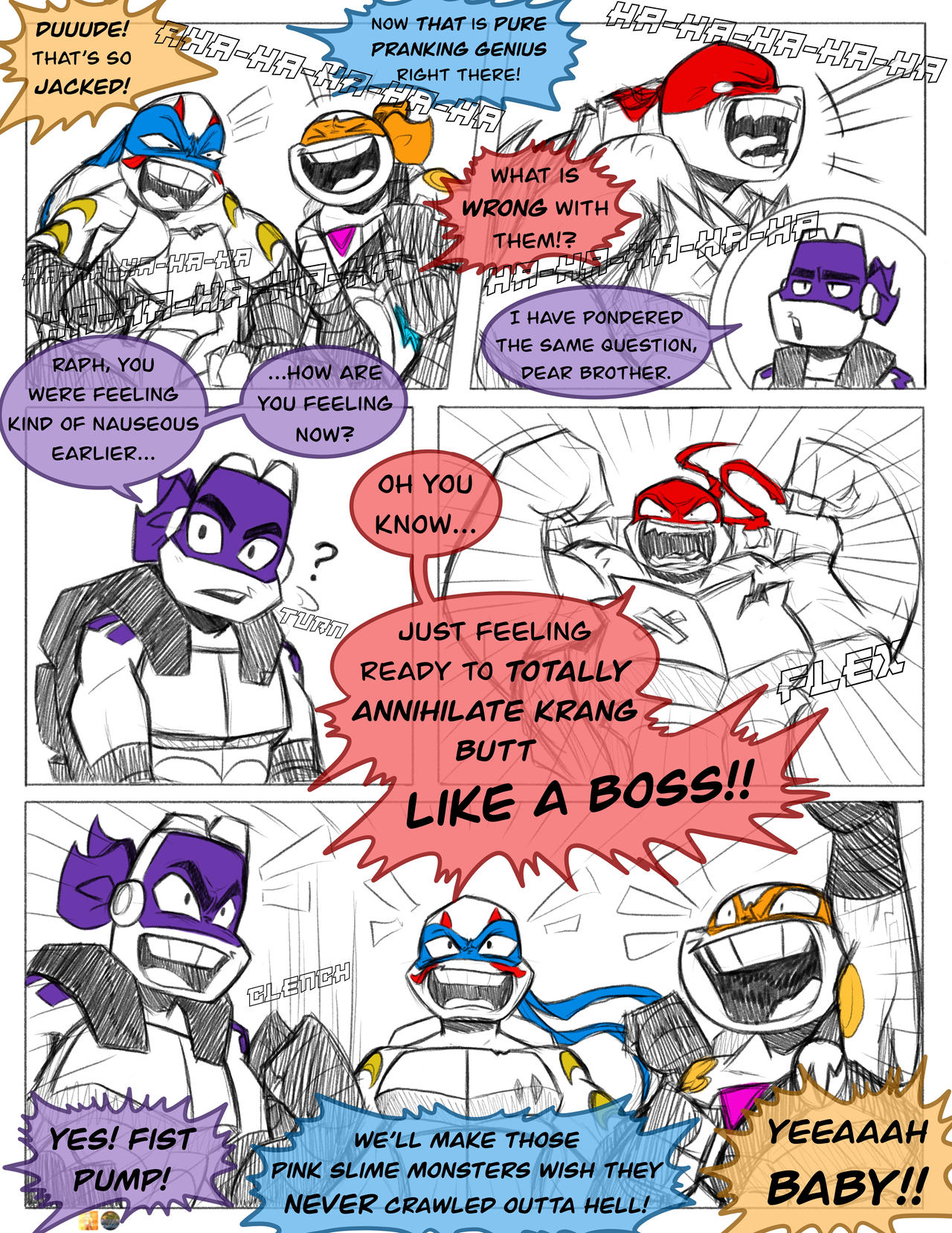 Rotp: tmnt, Page 144 by IndieYuugure on DeviantArt