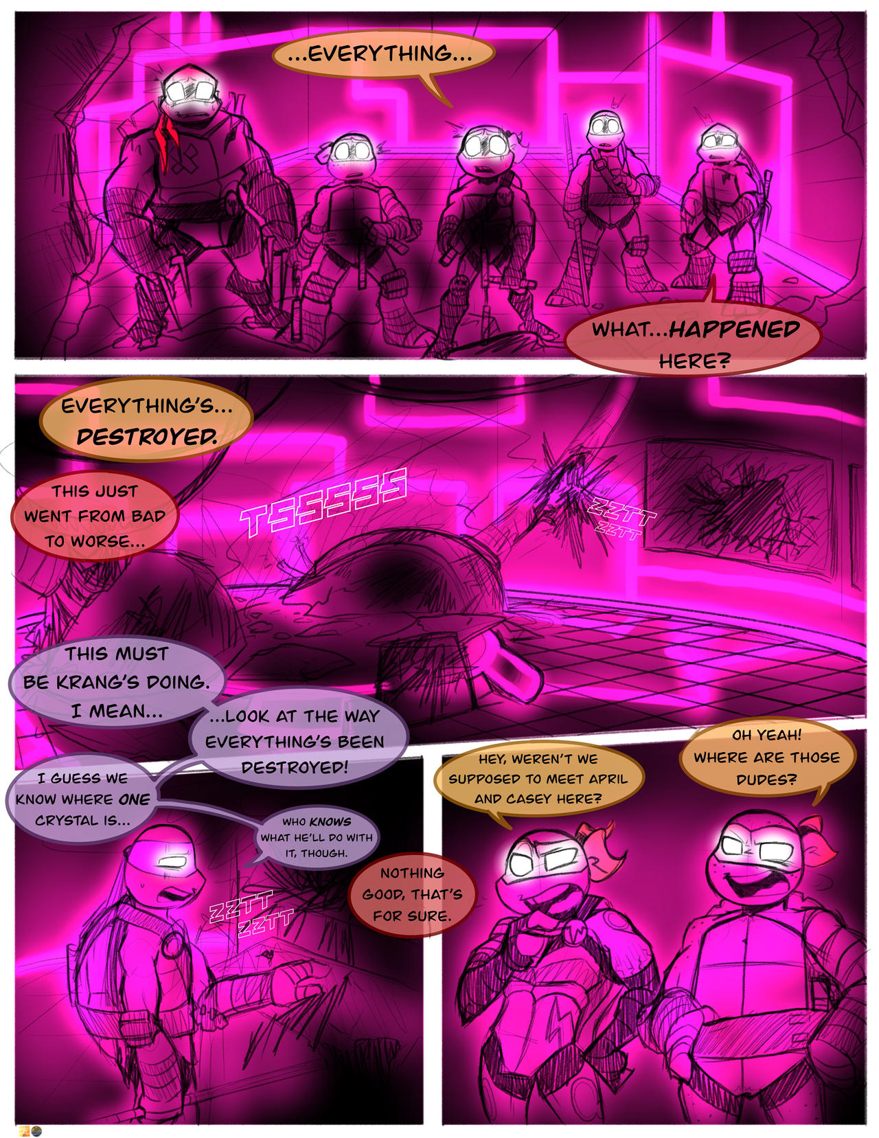 Rotp: tmnt, Page 182 by IndieYuugure on DeviantArt
