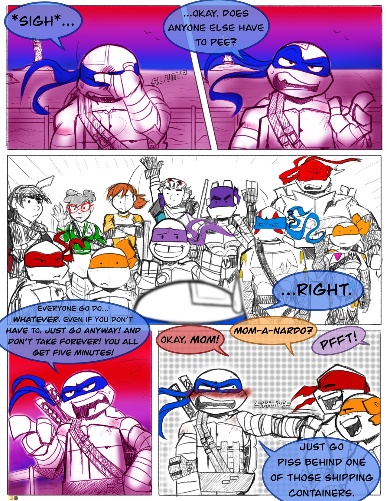 Rotp: tmnt, Page 245 by IndieYuugure on DeviantArt