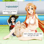 Commission: Asuna Tickles Yui's Feet