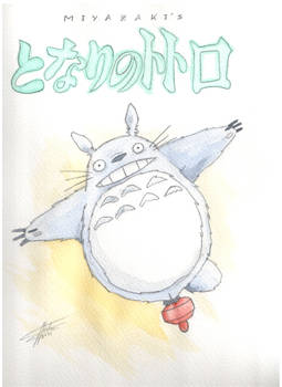 My Neighbour Totoro-Watercolor