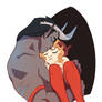 Demon snuggle