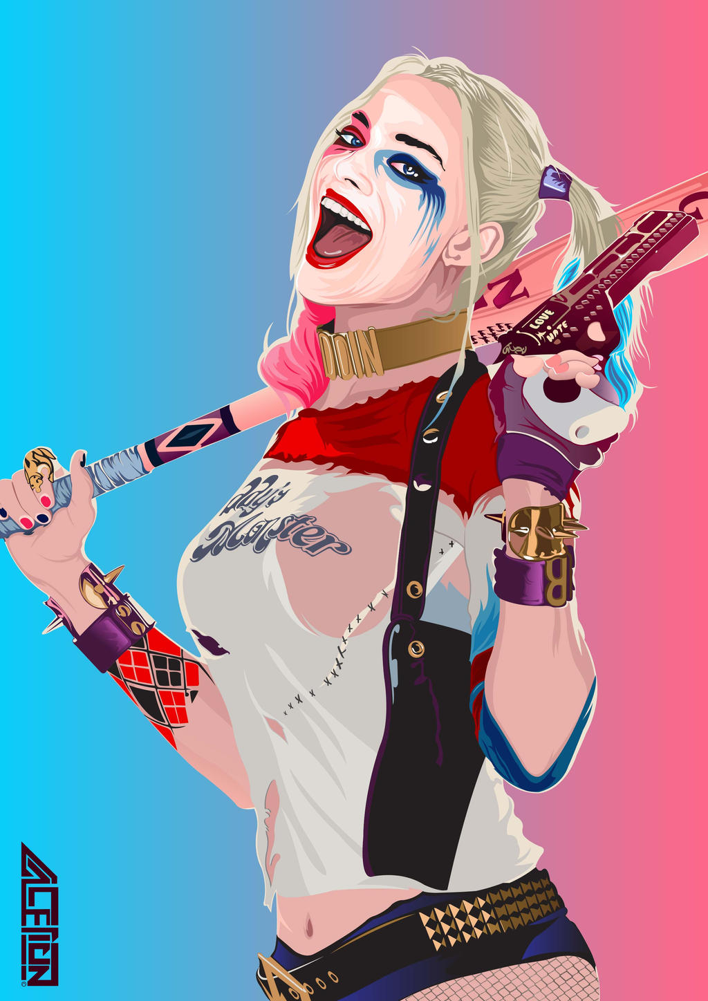 Harley Quinn Margot Robbie by alerioncalitis on DeviantArt. author profile....