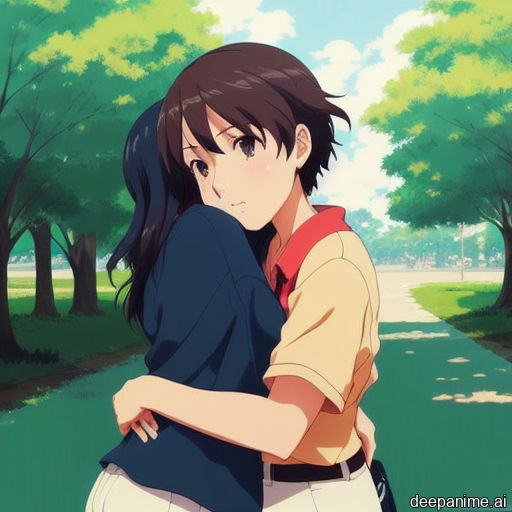 Anime Hug by Osirissarts on DeviantArt