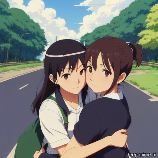 Anime Hug by Osirissarts on DeviantArt