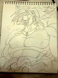 Broly Drawing