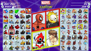 Marvel vs Capcom fan roster