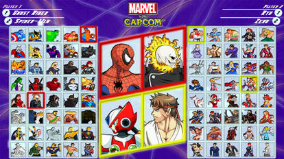 Marvel vs Capcom fan roster