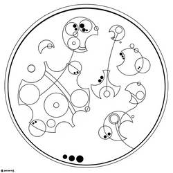 Circular Gallifreyan message